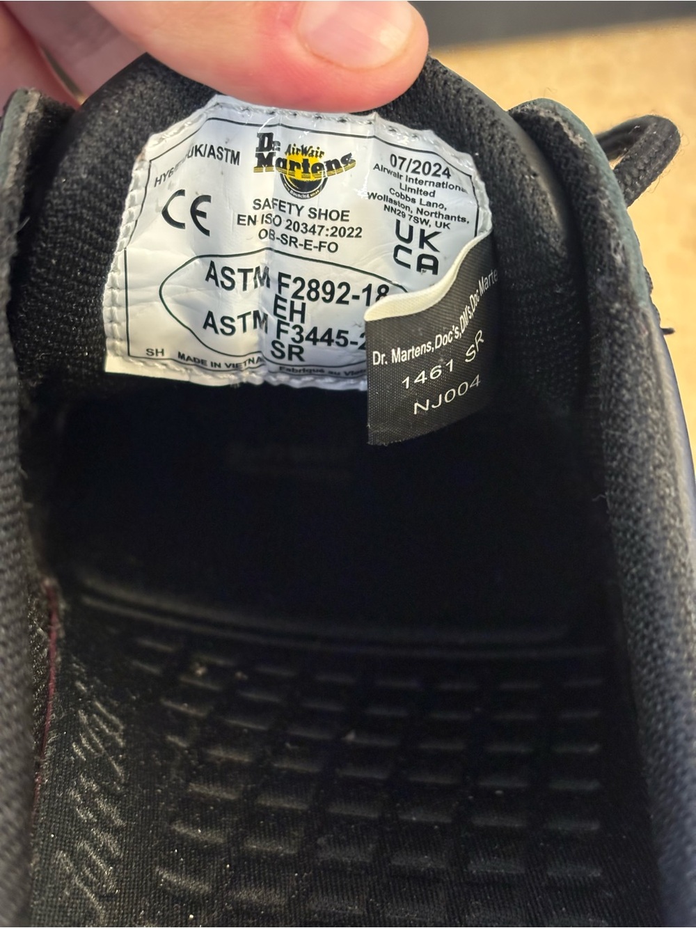 Dr. Martens 1461 Slip Resistant Shoe - Picture 5 of 6